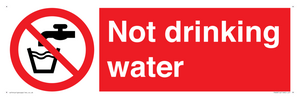 not drinking water